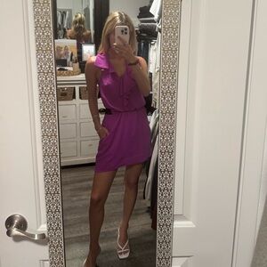 RACHEL Rachel Roy Vibrant Pink Mini Dress